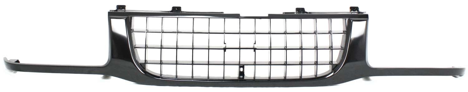 Gloss Black Shell and Insert Grille for 1993-1997 Isuzu Rodeo, Replacement