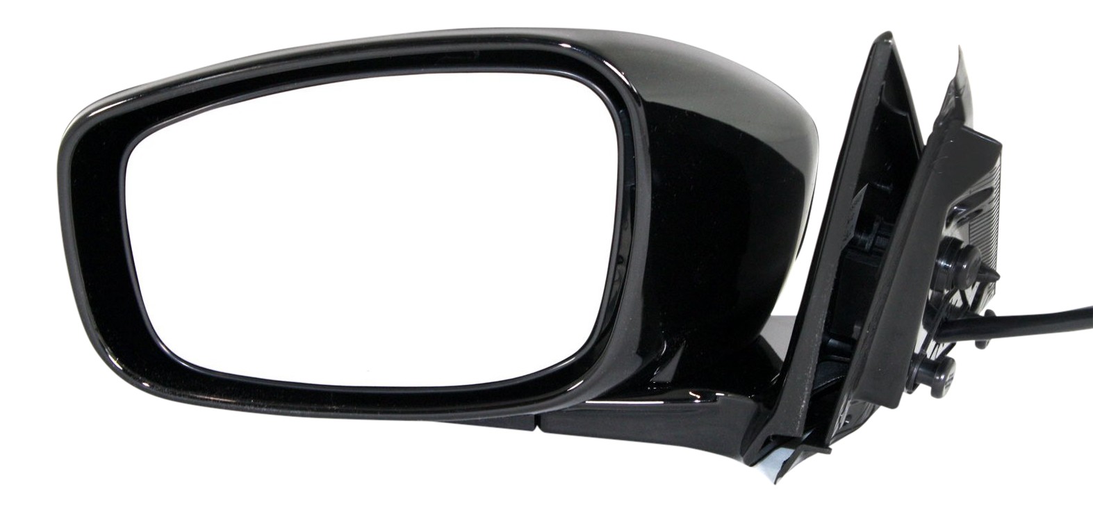 Power Mirror for Infiniti G37 2009-2013 Sedan, Left (Driver), Manual Folding, Heated, Paintable, with Memory (G37 with Premium Package), Replacement