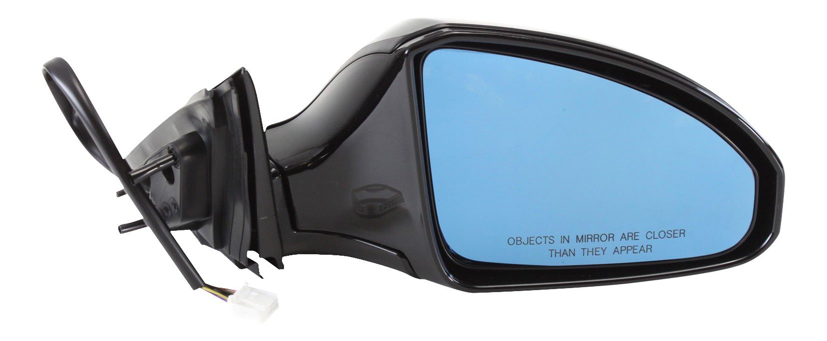 Right (Passenger) Power Mirror for Infiniti FX35/FX45 2006-2008, Manual Folding, Heated, Paintable, w/ Memory, w/o Rear View Monitor, Replacement