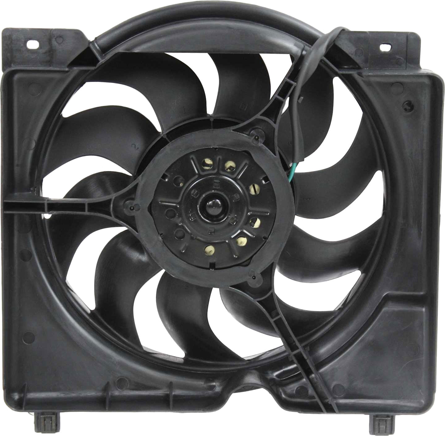 Radiator Fan Shroud Assembly for Jeep Cherokee 1997-2001, Compatible with 4.0L Inline-Six Engine, Replacement