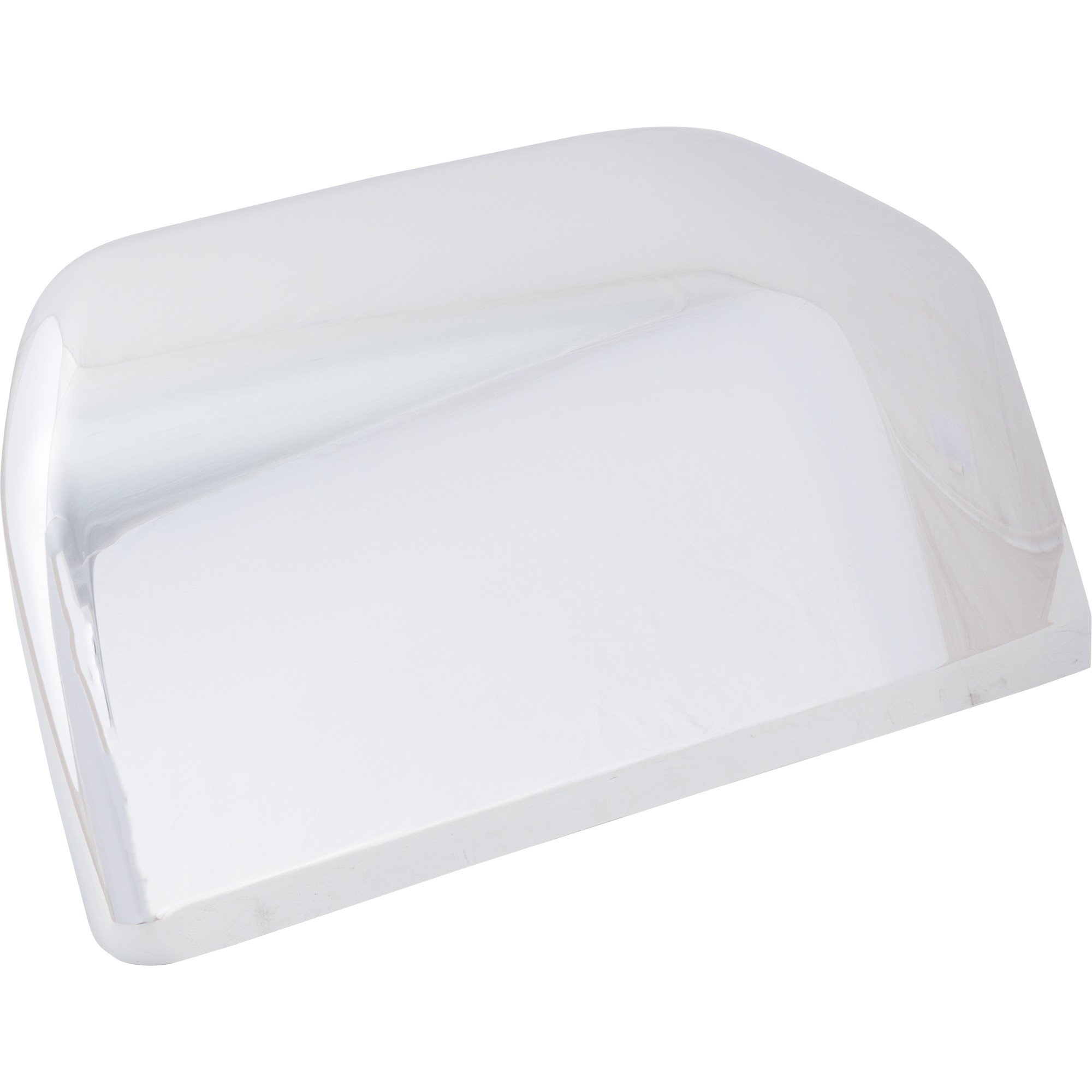 Mirror Cover for Ford F-150 Pickup 2015-2020, Left (Driver), Standard, Non-Towing, without Signal Light, Crew/Extended Cab, Chrome (Excluding Raptor Model), Replacement