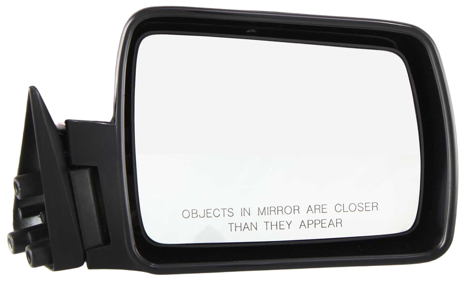 Manual Adjust Mirror for Jeep Cherokee 1984-1993, Right (Passenger) Side, Non-Folding, Non-Heated, Paintable, Replacement