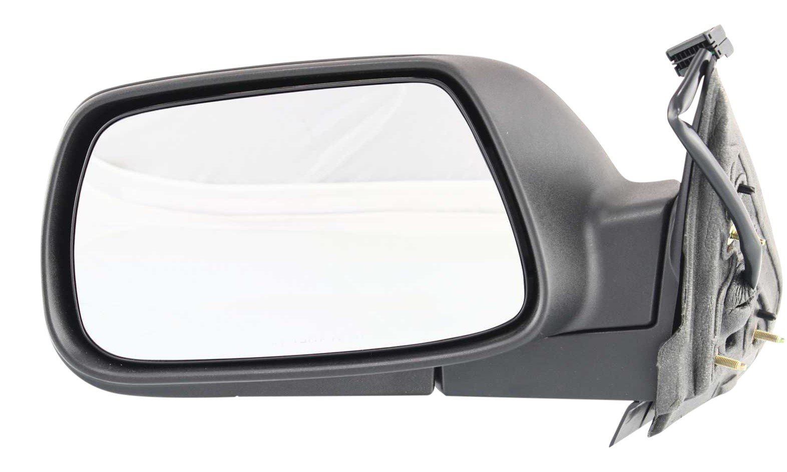 Power Mirror for Jeep Grand Cherokee 2005-2010, Left (Driver), Manual Folding, Non-Heated, Textured, without Memory, Replacement