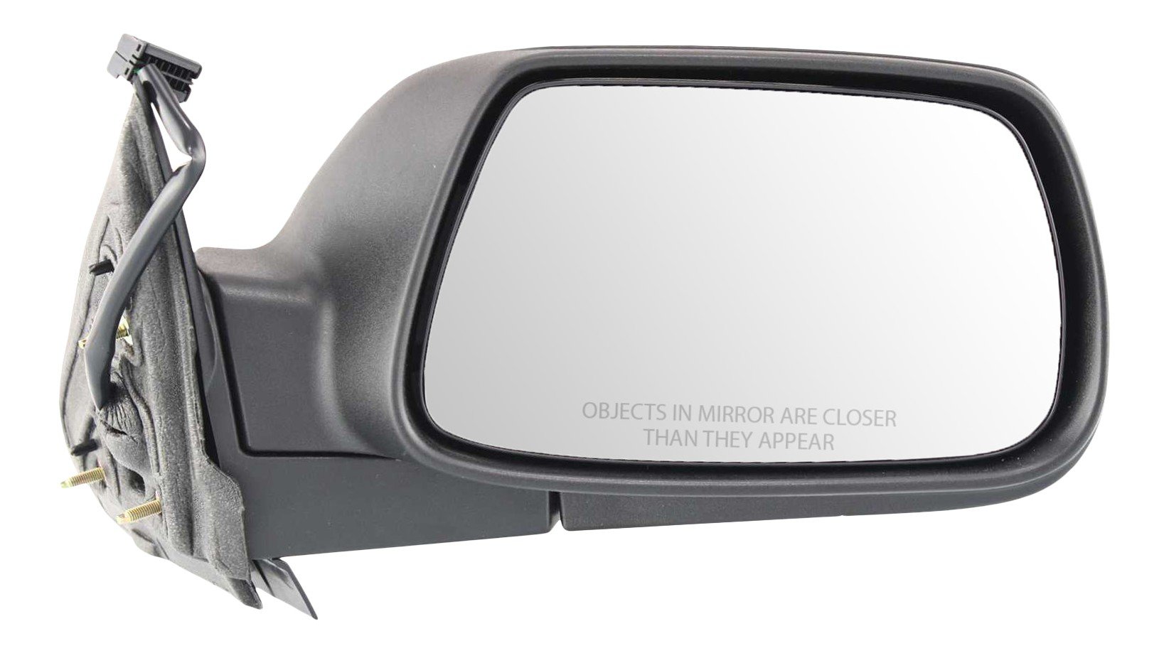 Power Mirror for Jeep Grand Cherokee 2005-2010, Right (Passenger) Side, Manual Folding, Non-Heated, Textured, Without Memory, Replacement