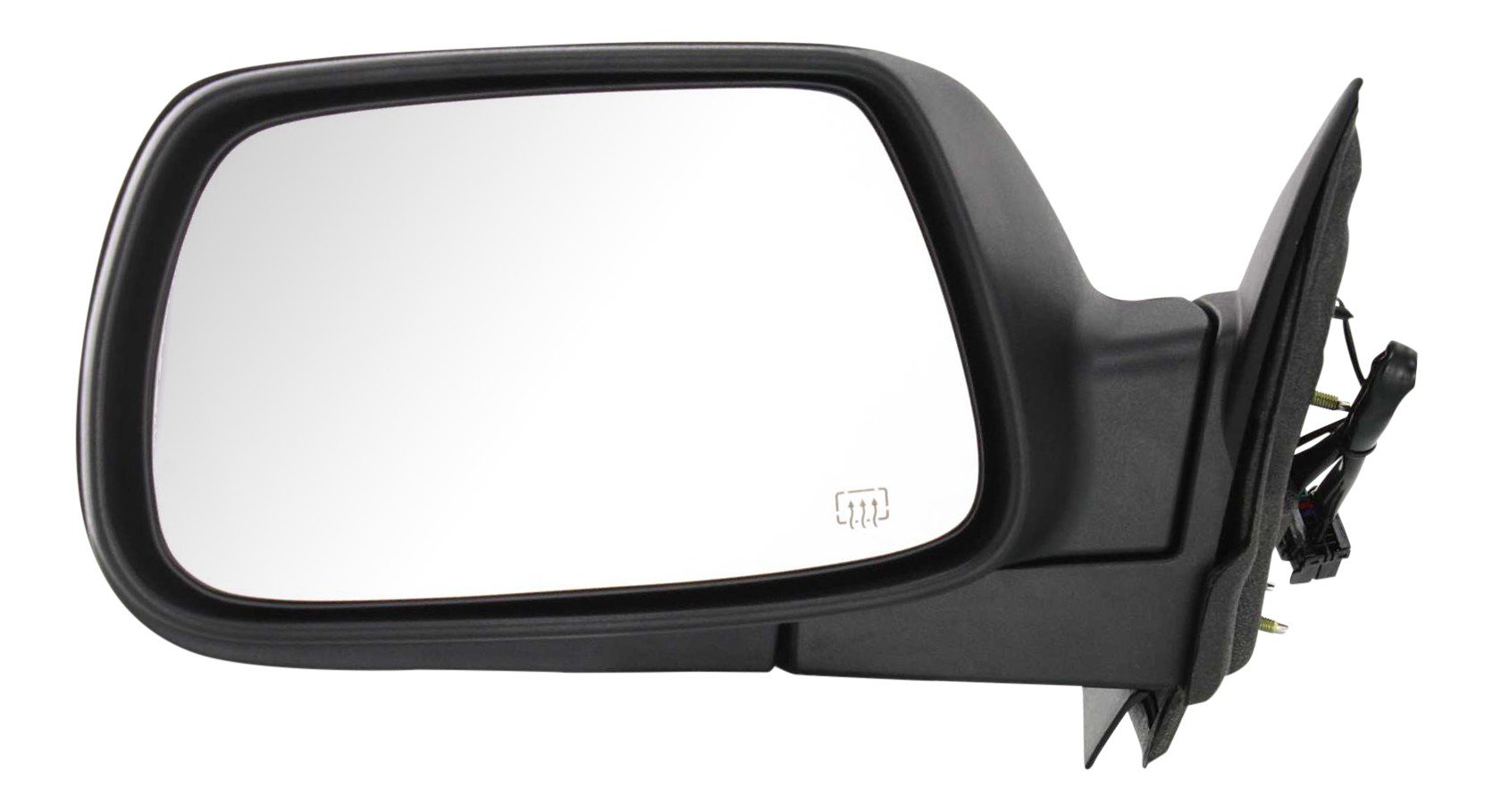 Power Mirror for Jeep Grand Cherokee 2005-2010, Left (Driver), Manual Folding, Heated, Textured, Without Memory, Replacement