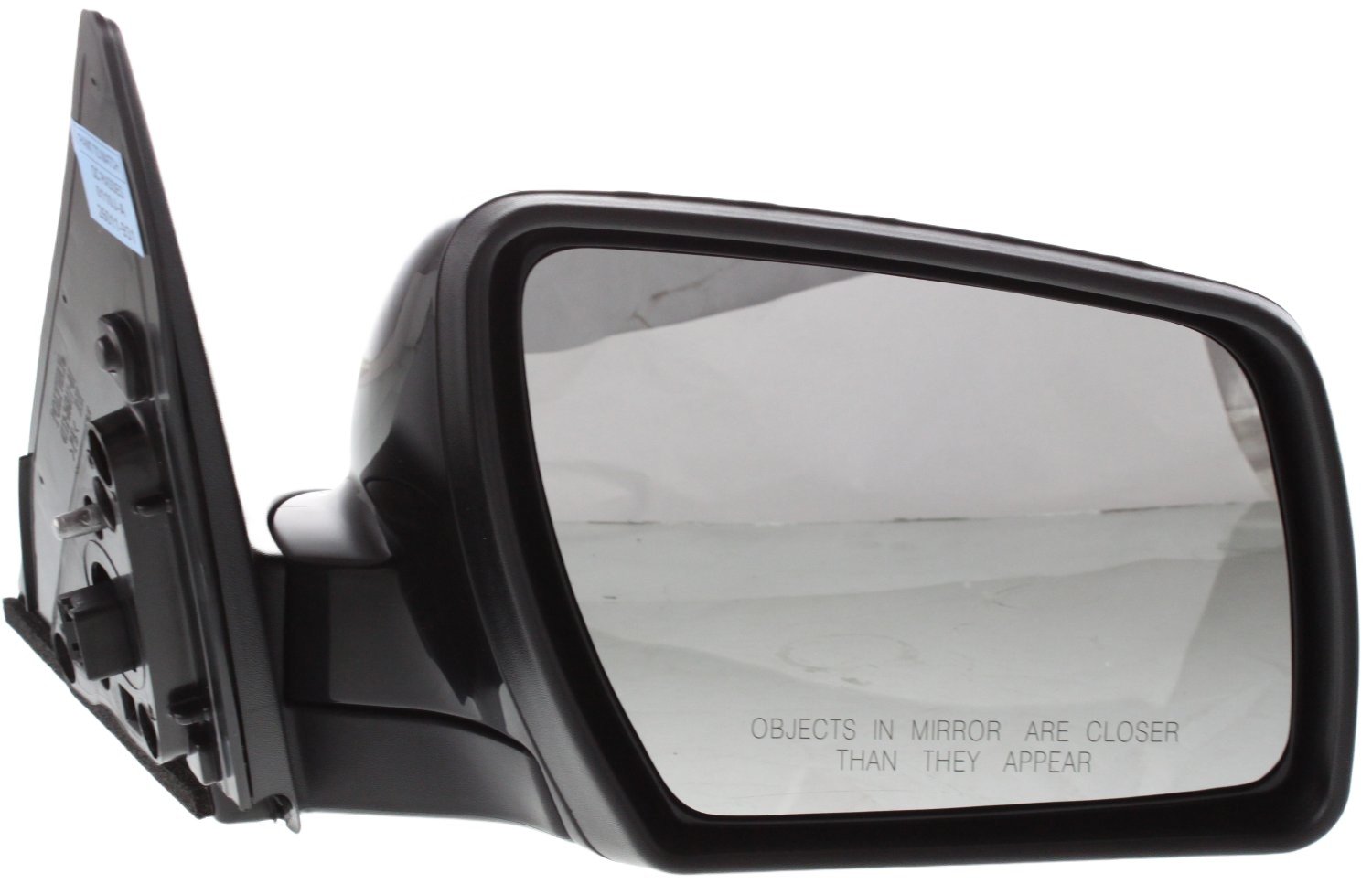 Power Mirror for 2010-2011 Kia Soul, Right (Passenger) Side, Manual Folding, Non-Heated, Paintable, Without Memory, Includes Puddle Light and Signal Light, Replacement