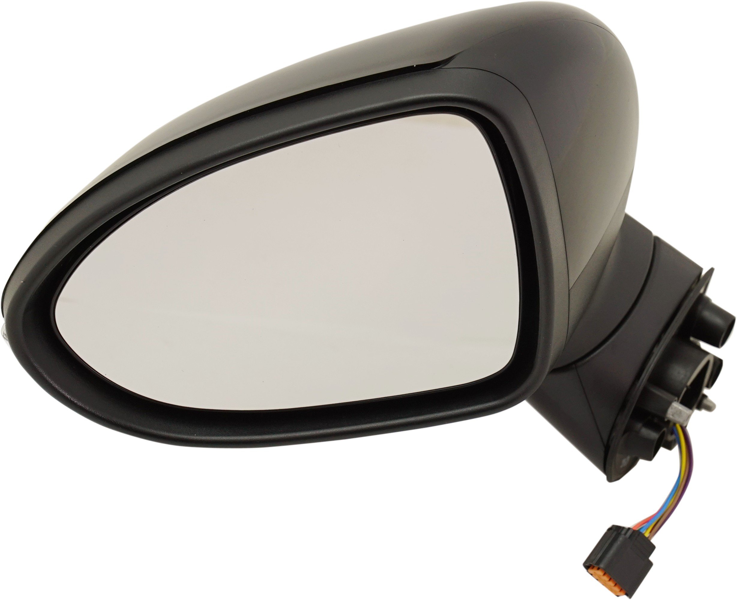 Power Heated Mirror for Kia RIO 2012-2017 Left (Driver), Power Folding, Paintable, with Signal Light, Fits Hatchback/Sedan, Replacement