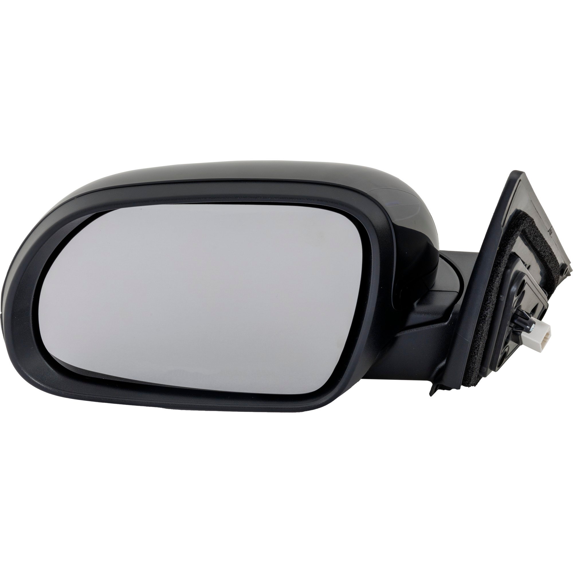 Power Mirror for Kia Soul 2020-2023, Left (Driver), Manual Folding, Non-Heated, Paintable, for Automatic Transmission LX Model, Replacement
