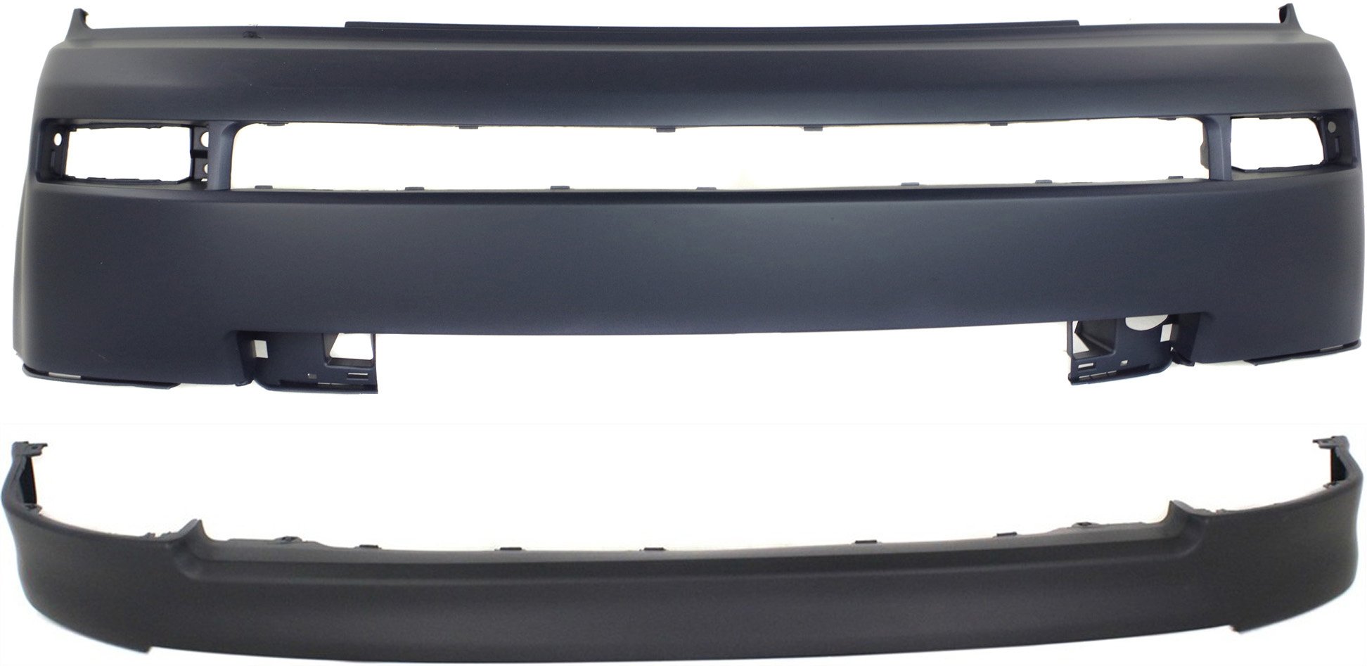 Front Bumper Cover for Scion XB 2004-2006, 2-Piece Kit with Lower Side Spoiler, Replacement