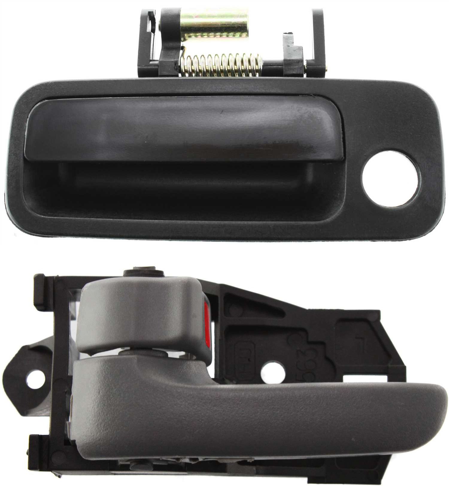 Front Door Handle Set for Toyota Camry/ES300 1997-2001, Left (Driver) Inner and Outer, Japan/USA Built, Kit of 2, Replacement