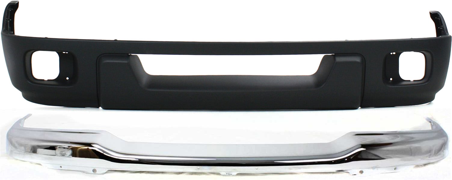 Front Bumper Kit for 2004-2005 Ford Ranger XLT/FX4 Models, Set of 2, with Valance, Replacement