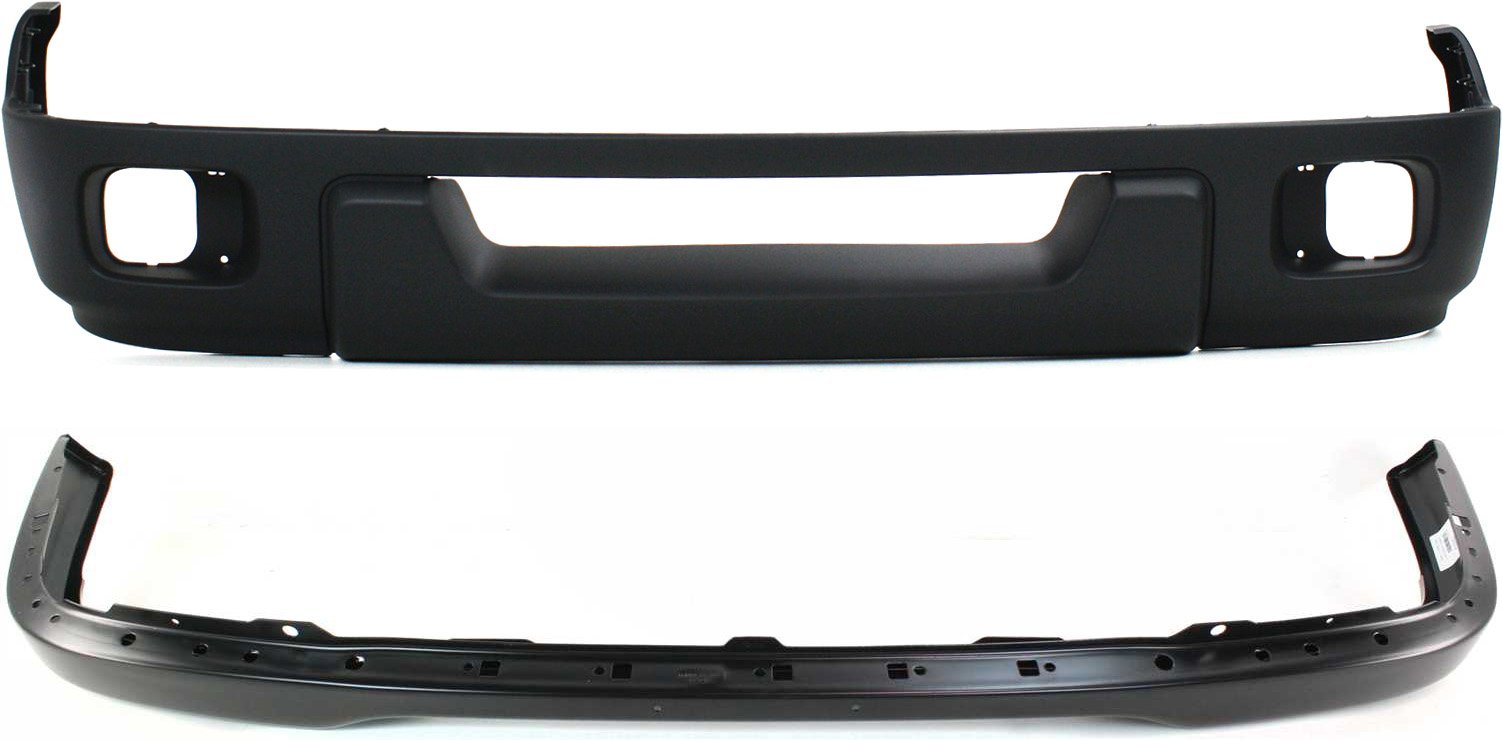 Front Bumper for Ford Ranger 2004-2005 with Lower Panel, Set of 2, Replacement