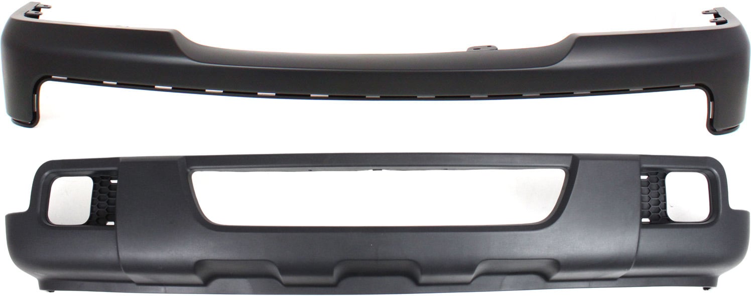 Front Bumper Cover for 2006-2007 Ford Ranger, 2-Piece Kit with Valance, excluding STX Model - Replacement