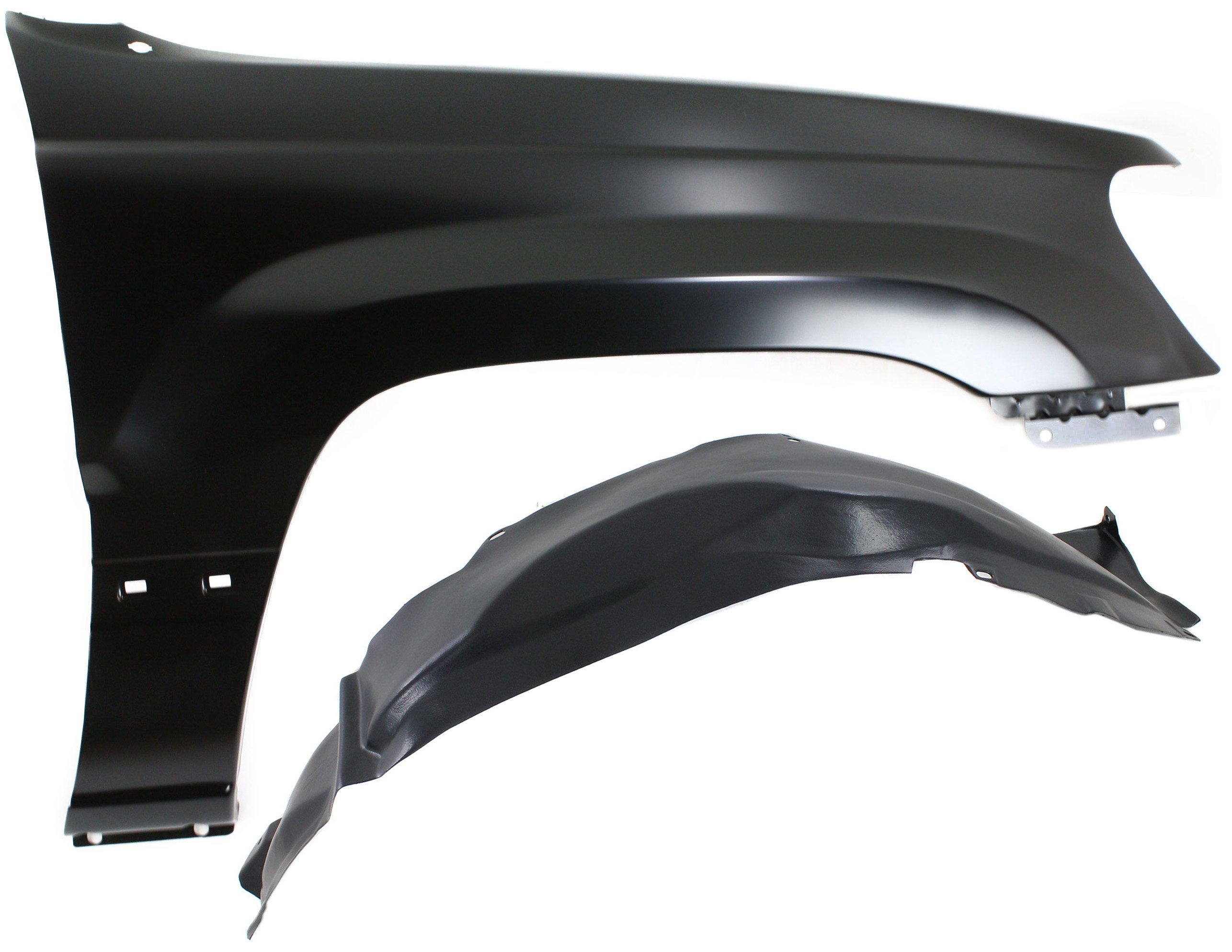 Front Fender Right (Passenger) for 2004 Jeep Grand Cherokee, 2-Piece Kit with Fender Liner Replacement