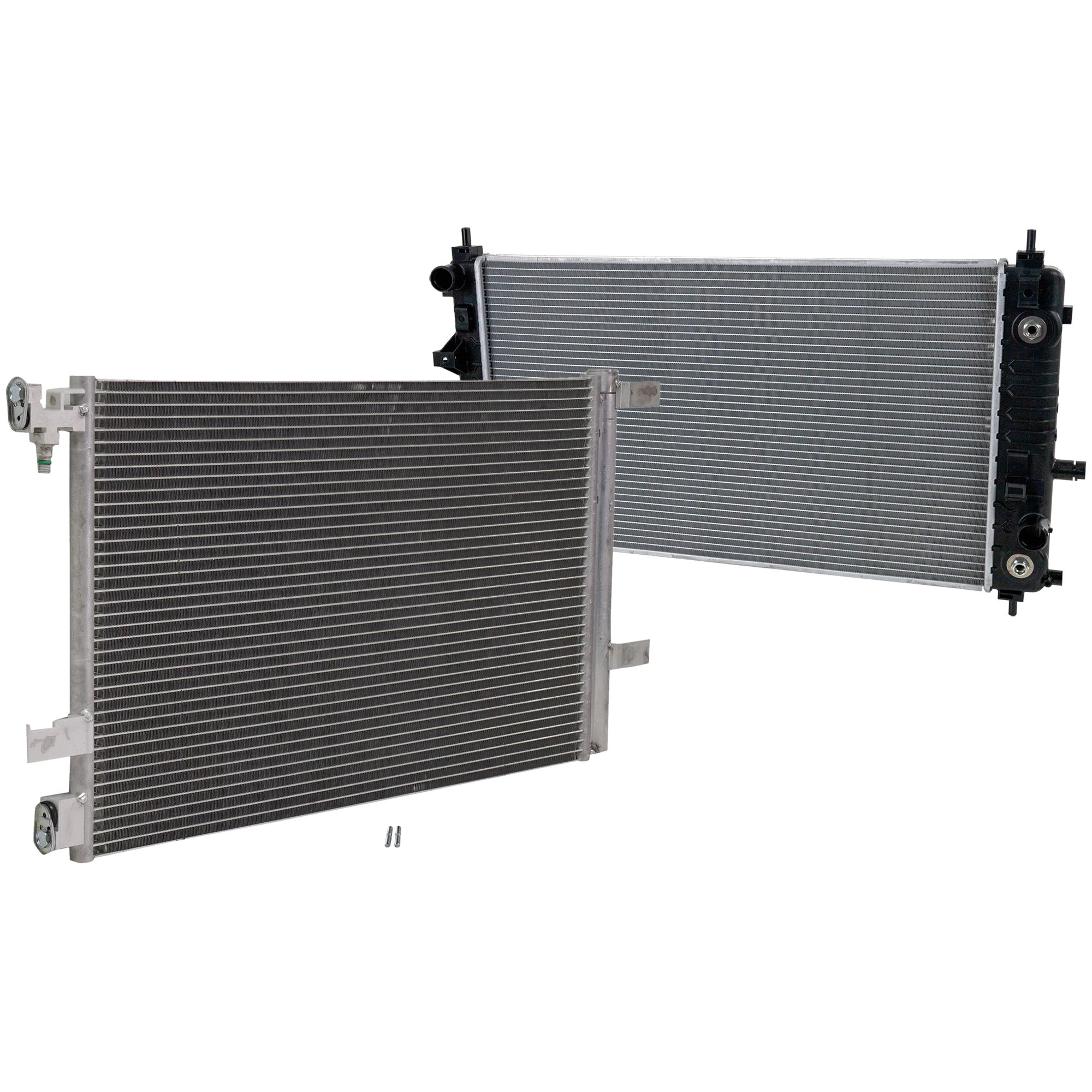 Radiator Kit for Chevrolet Impala 2014-2019 / Regal 2014-2017, Auto Transmission, Aluminum Core, 4 Cylinder, 2.5L/2.0L Engine, with Air Conditioning Condenser Replacement