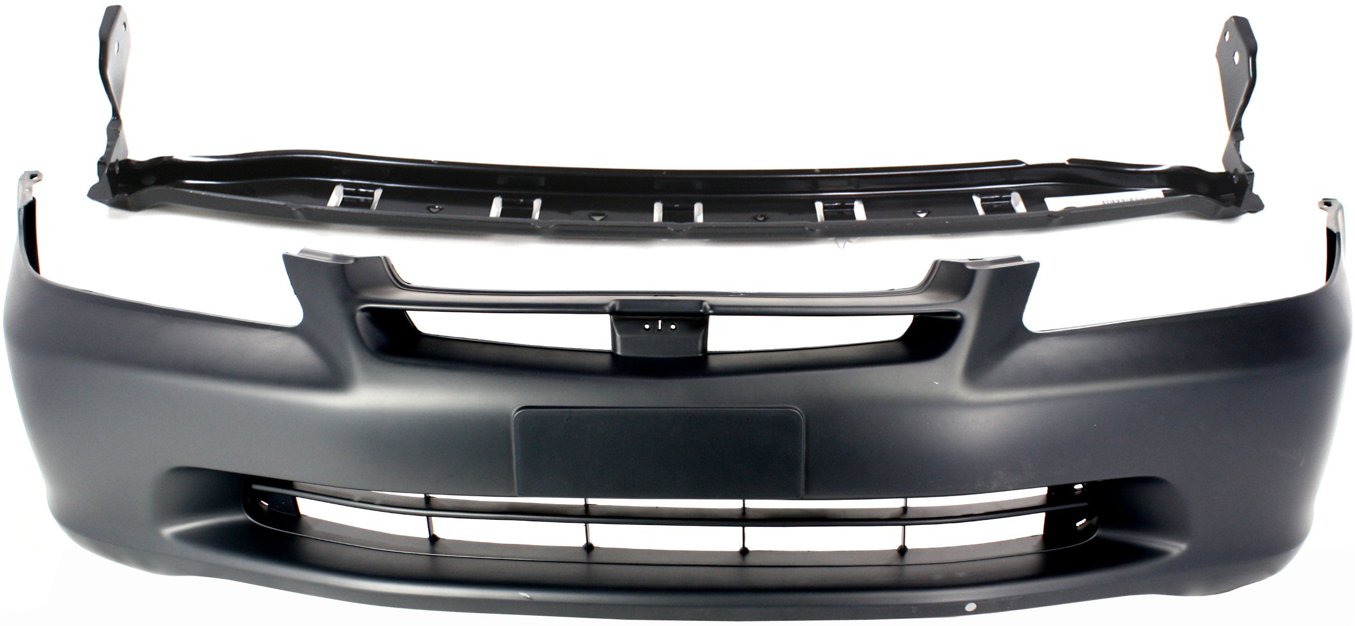Front Bumper Cover for Honda Accord 1998-2000, 2-Piece Kit with Bumper Retainer, Replacement