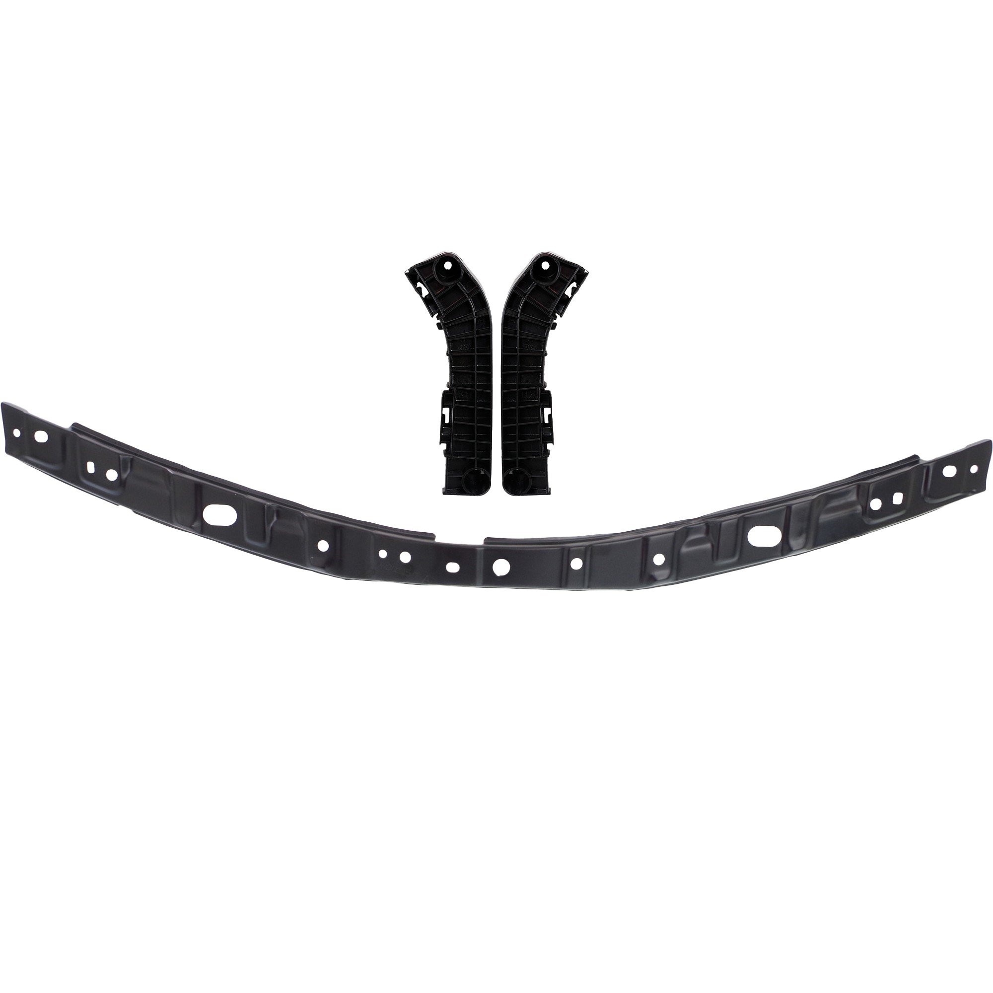 Front Bumper Retainer for 2007-2009 Toyota Camry, Upper, 3-Piece Kit including Bumper Brackets, Direct Replacement