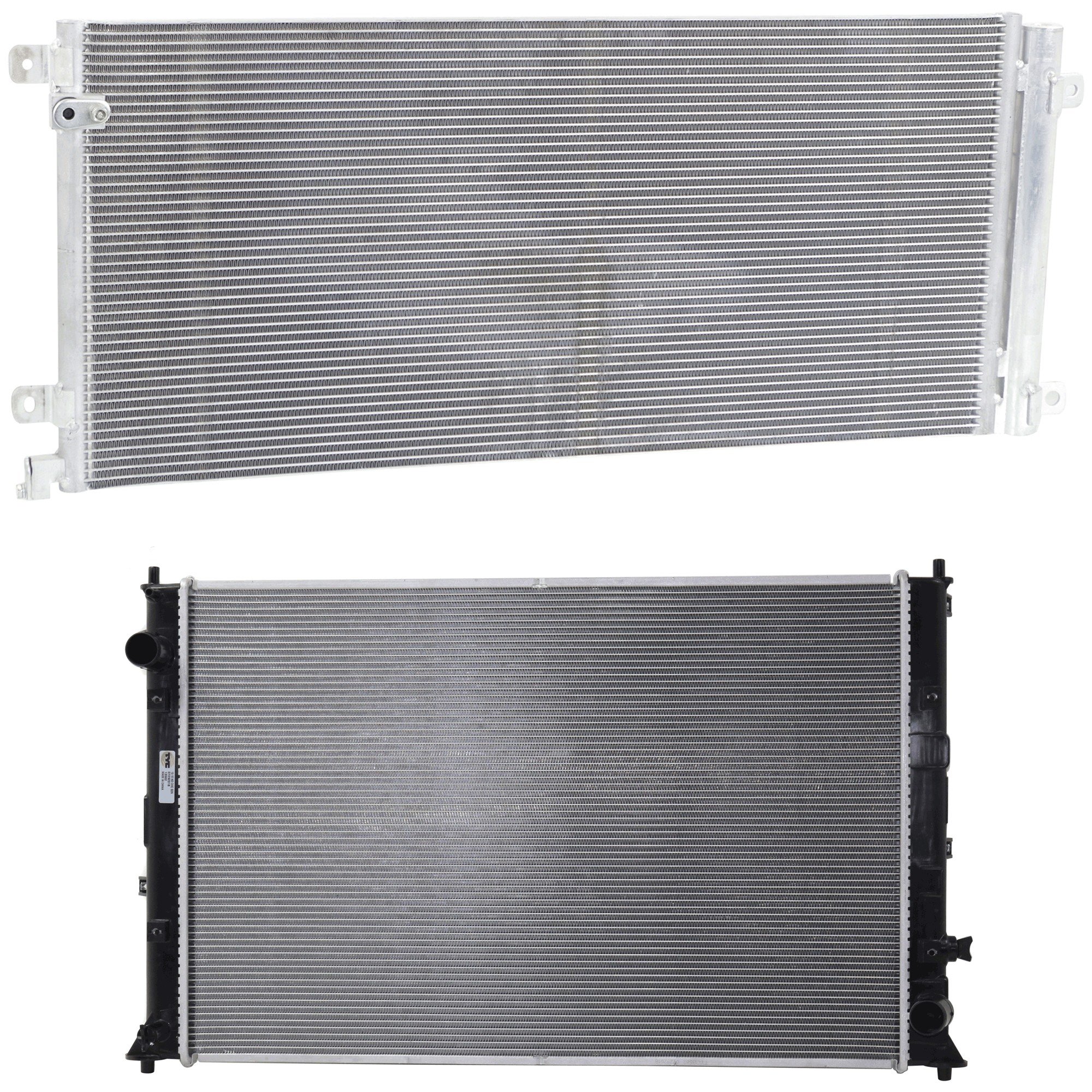 Radiator Kit for Honda Civic 2016-2021, Aluminum Core, 4 Cylinder, 1.5L Engine, Includes Air Conditioning Condenser Replacement