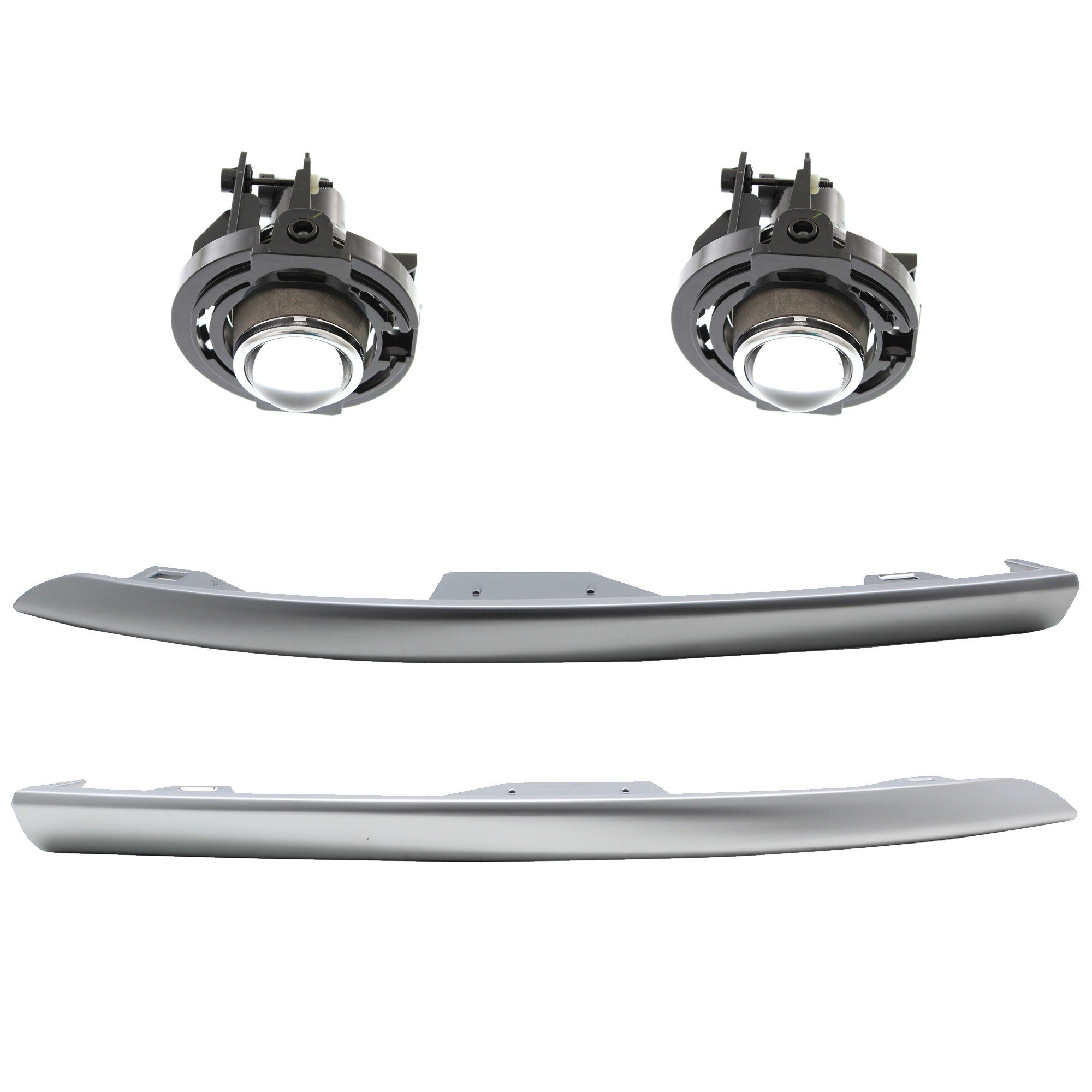 Fog Light Kit for Jeep Grand Cherokee 2017-2021, Right (Passenger) and Left (Driver), 4-Piece with Bulb(s), Replacement