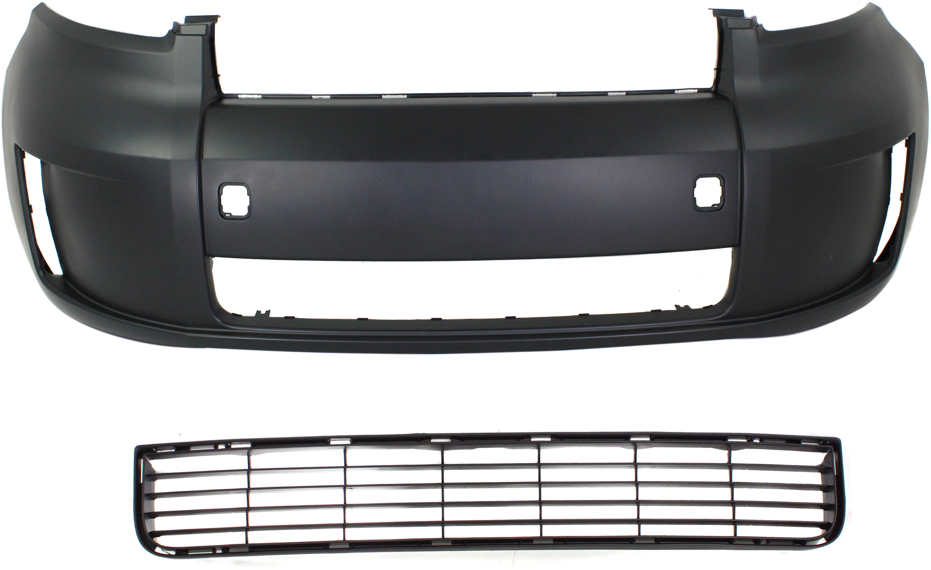Front Bumper Cover for Scion XB 2008-2010, Primed (Ready to Paint) 2-Piece Kit, with Bumper Grille, Replacement