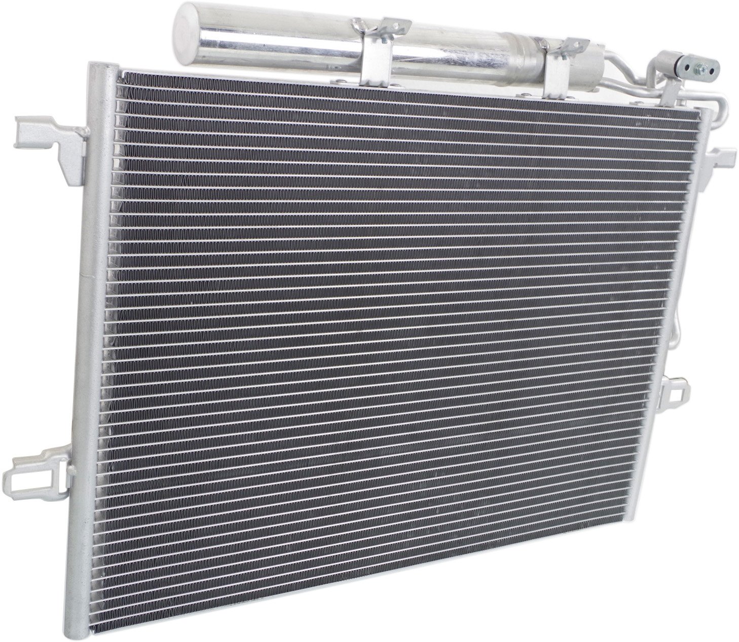 A/C Condenser for Mercedes E-Class Sedan 2003-2009, Wagon 2004-2009, with Receiver Drier, Replacement