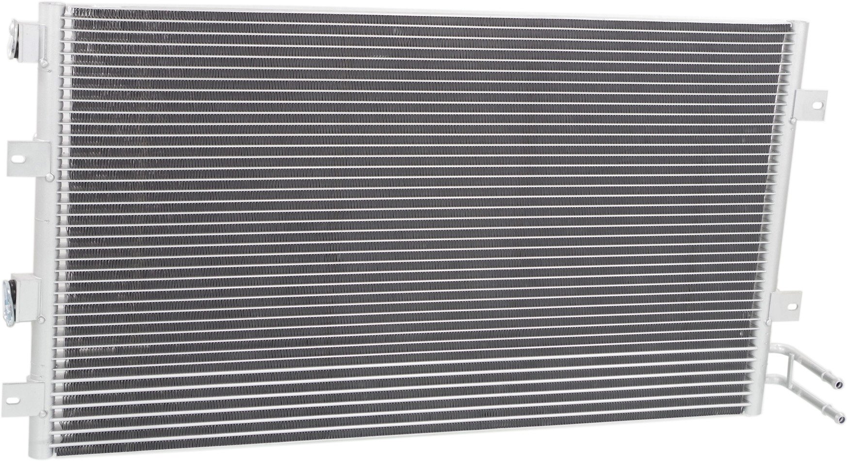 A/C Condenser for 2001-2004 Chrysler Sebring with Transmission Cooler, Suitable for Convertible/Sedan, Replacement