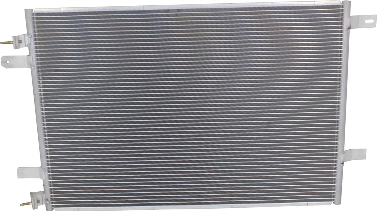 A/C Condenser for Ford F-Series Super Duty 2008-2010, Compatible with Gas, 5.4L/6.8L Engine, Replacement