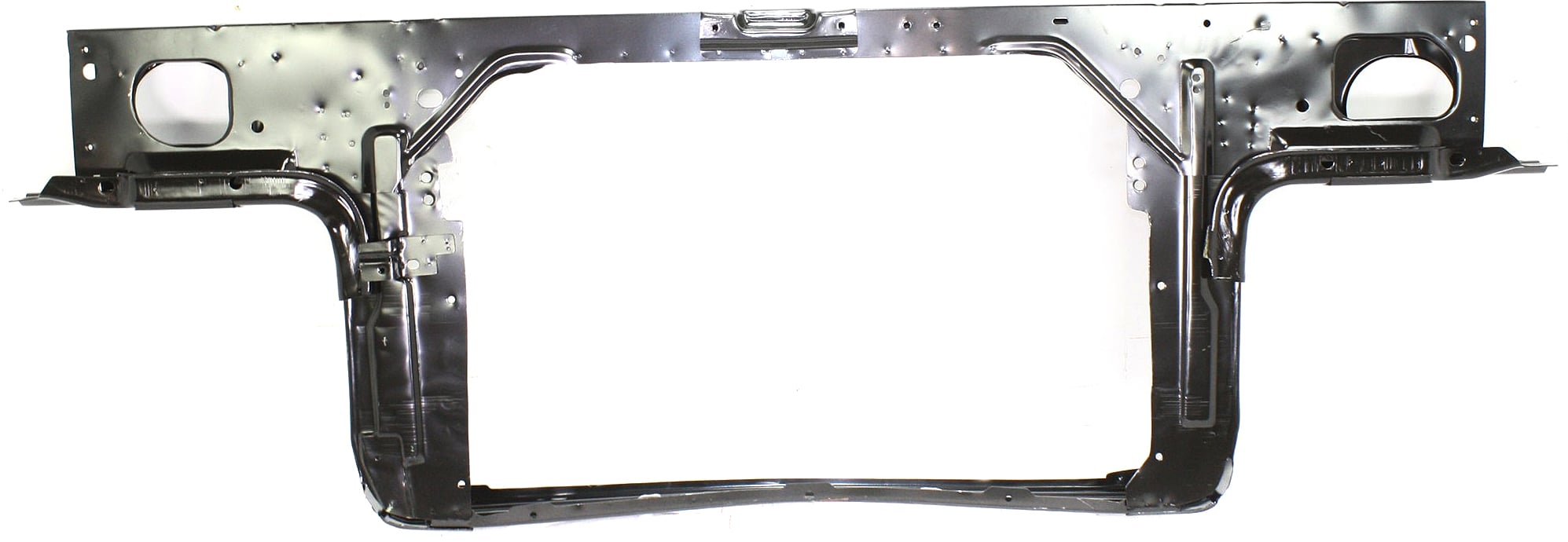 Radiator Support Assembly for Lincoln Town Car 1998-2002, Black, Steel, Replacement