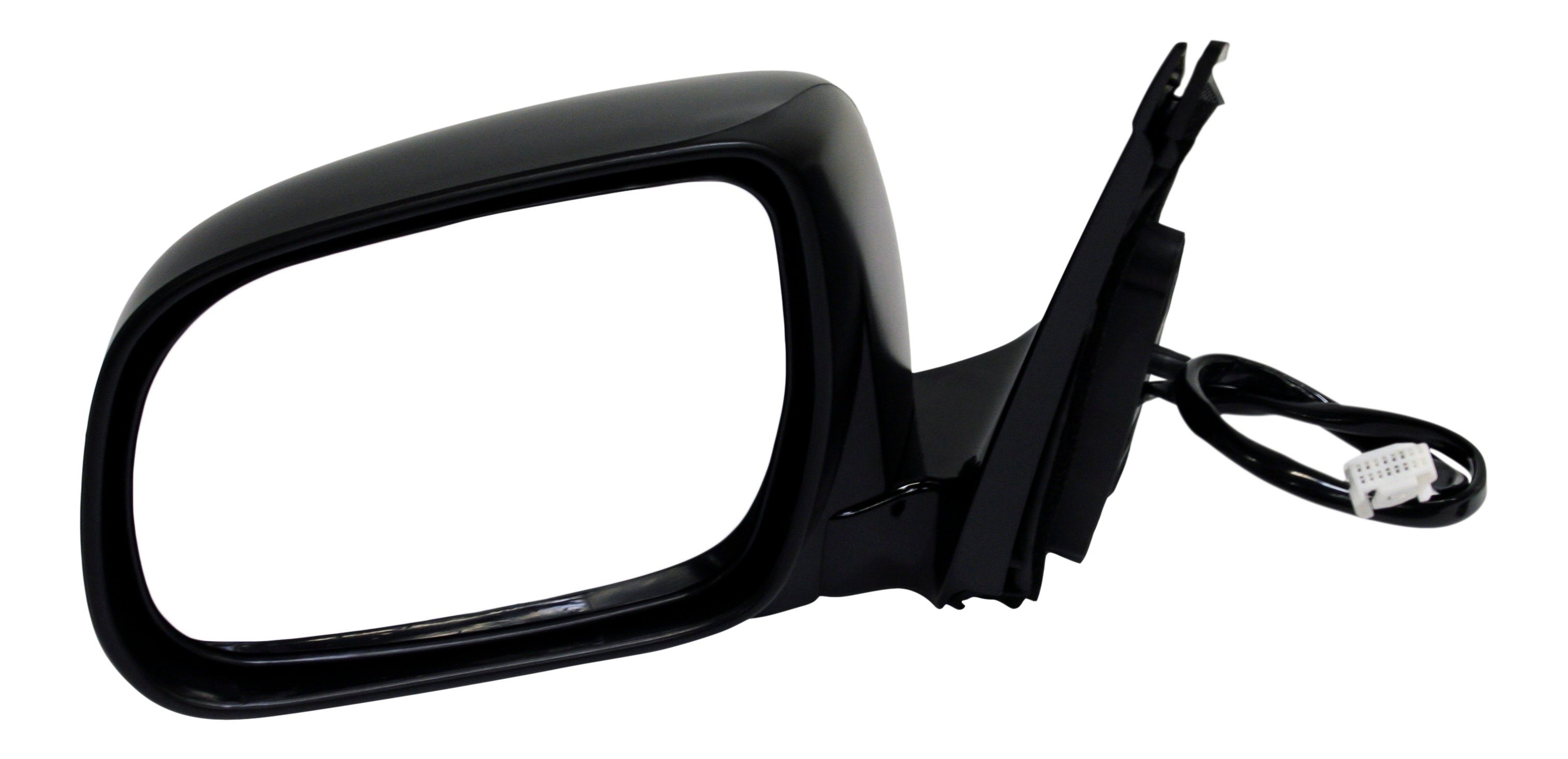 Power Mirror for Lexus RX330 2004-2006 / RX350 2007-2009, Left (Driver), Manual Folding, Heated, Paintable, with Memory, without Auto Dimming, Replacement