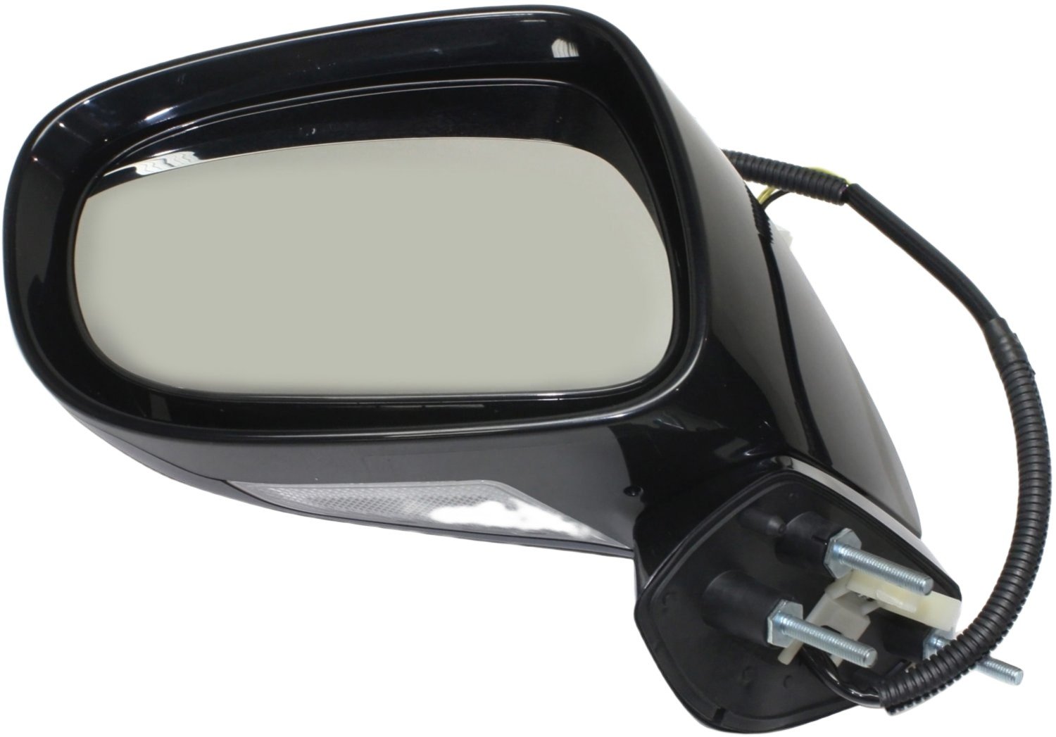 Power Mirror for Lexus IS250/IS350 2006-2008, Left (Driver), Manual Folding, Heated, Paintable, with Memory and Puddle Light, without Auto Dimming, Replacement