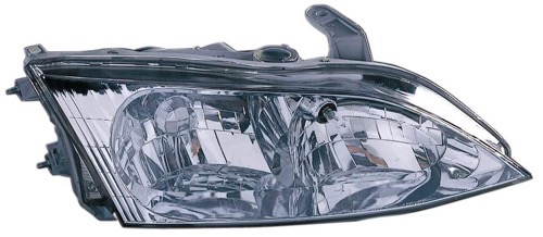 Front Headlight Assembly for 1997-1998 Lexus ES300 - Right (Passenger) Side Replacement Housing / Lens / Cover without HID Lights, Composite,  8111033300, Replacement