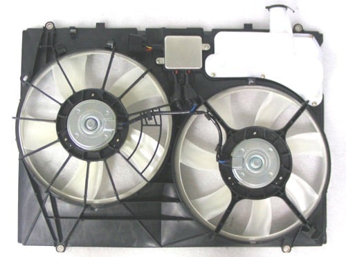 Radiator Cooling Fan Assembly for 2007 - 2009 Lexus RX350 Engine, Replacement Dual Fan Assembly with Motor/Blade/Shroud;  163610P100-PFM