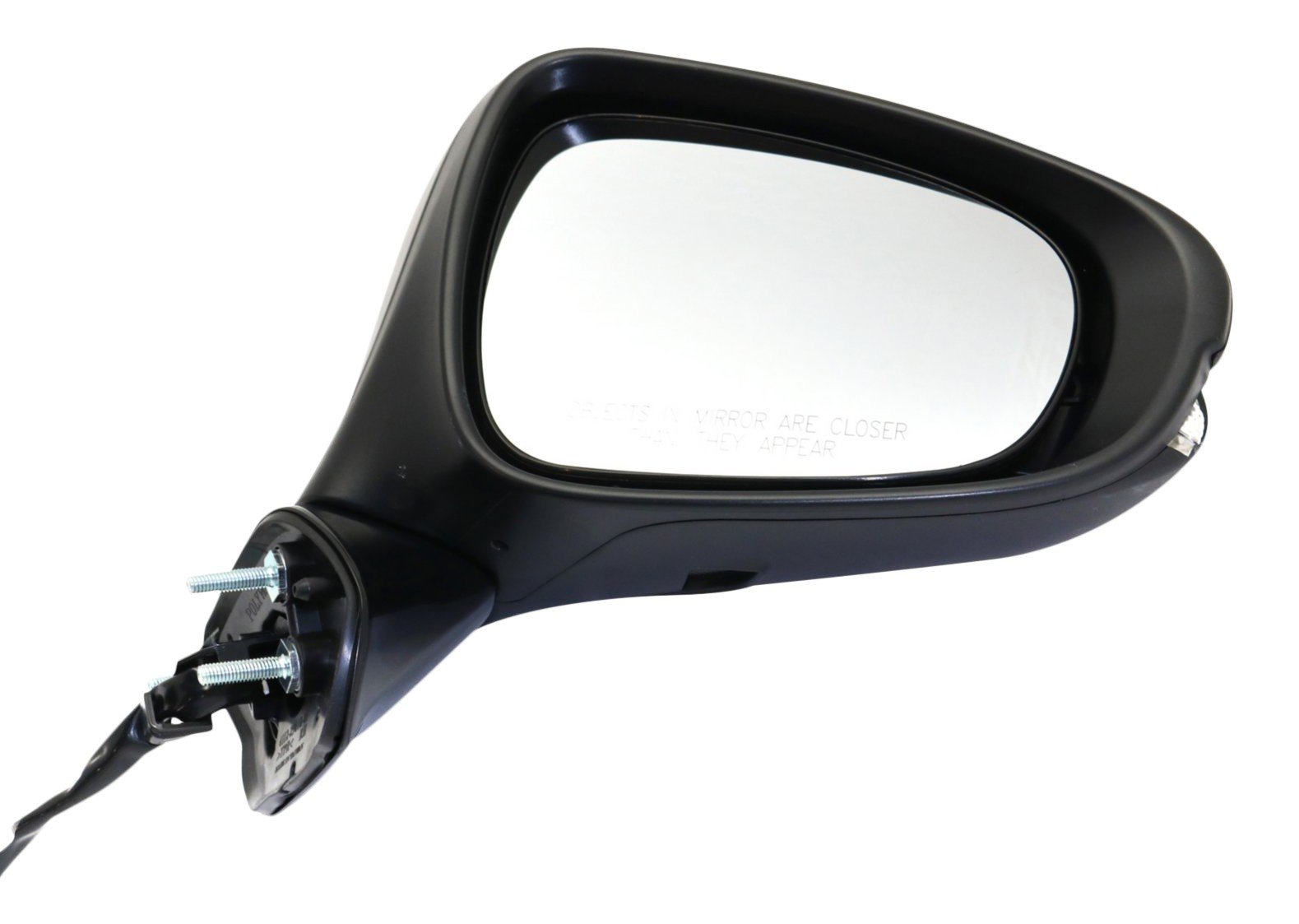 Power Mirror for Lexus ES300H/ES350 2013-2015, Right (Passenger), Manual Folding, Heated, Paintable, with In-Housing Signal Light, without Auto Dimming, Blind Spot Detection, Memory, Replacement