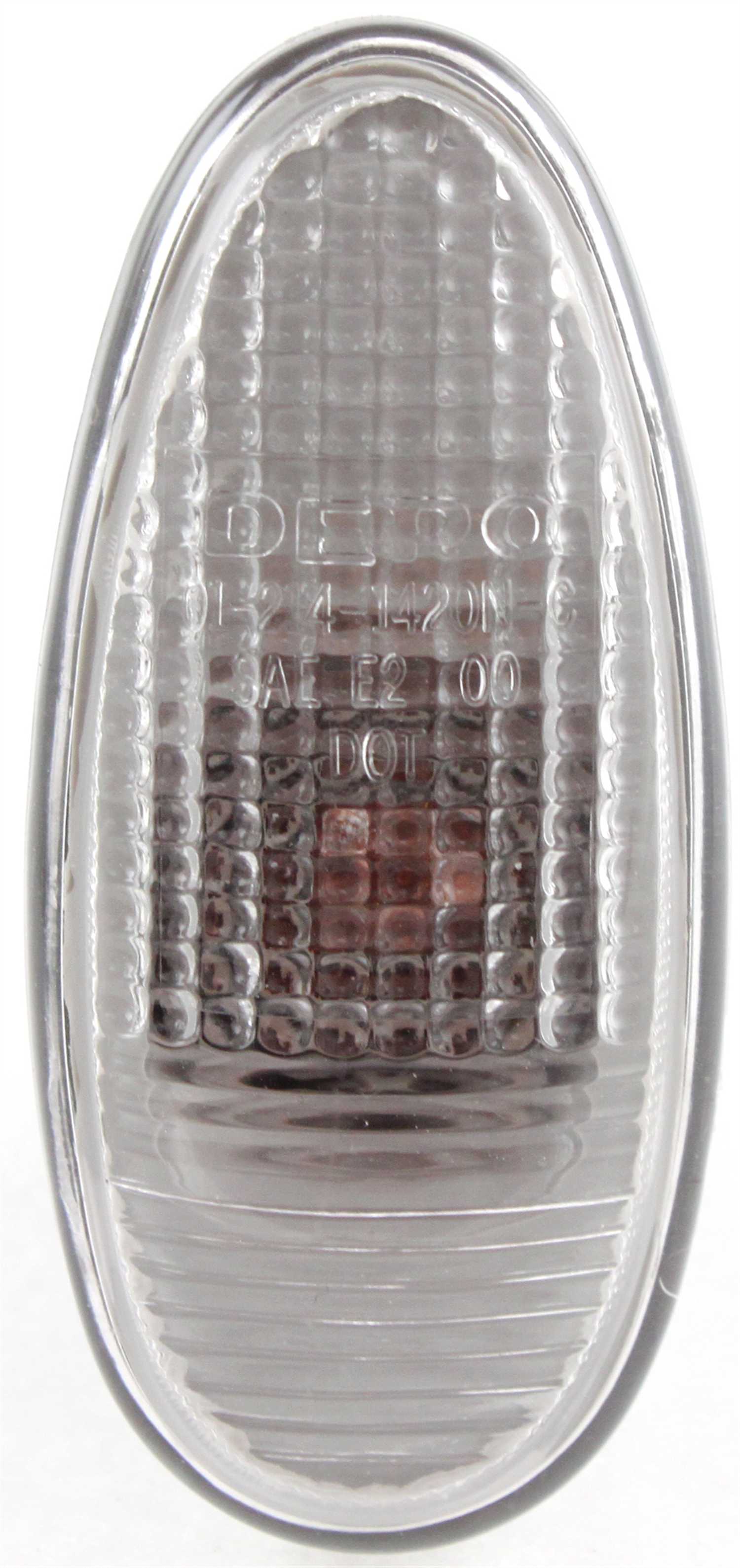 Front Side Marker Light Assembly for Mitsubishi Lancer 2002-2006, Right (Passenger) = Left (Driver), Side Repeater, Replacement