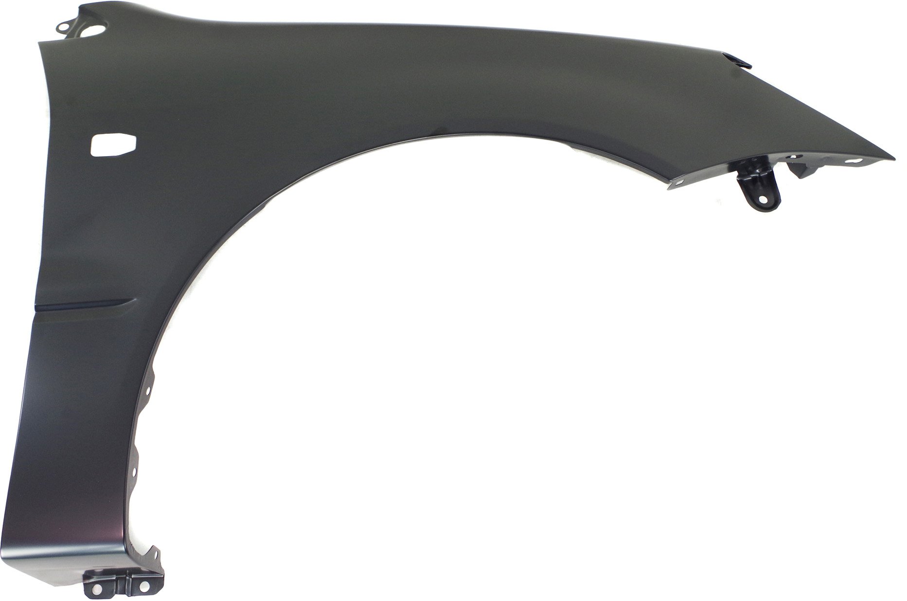 Front Fender for Mitsubishi Lancer 2004-2007, Right (Passenger), Primed (Ready to Paint) - Compatible with ES/LS/SE Sedan Models and Wagon Models without ABS Brakes, Replacement