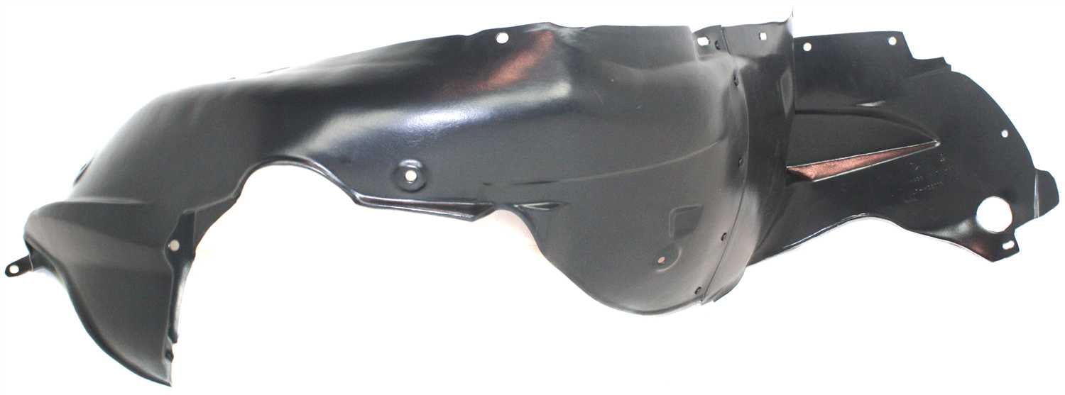 Front Fender Liner for 2003-2004 Mazda 6, Left (Driver), with Spoiler, Replacement