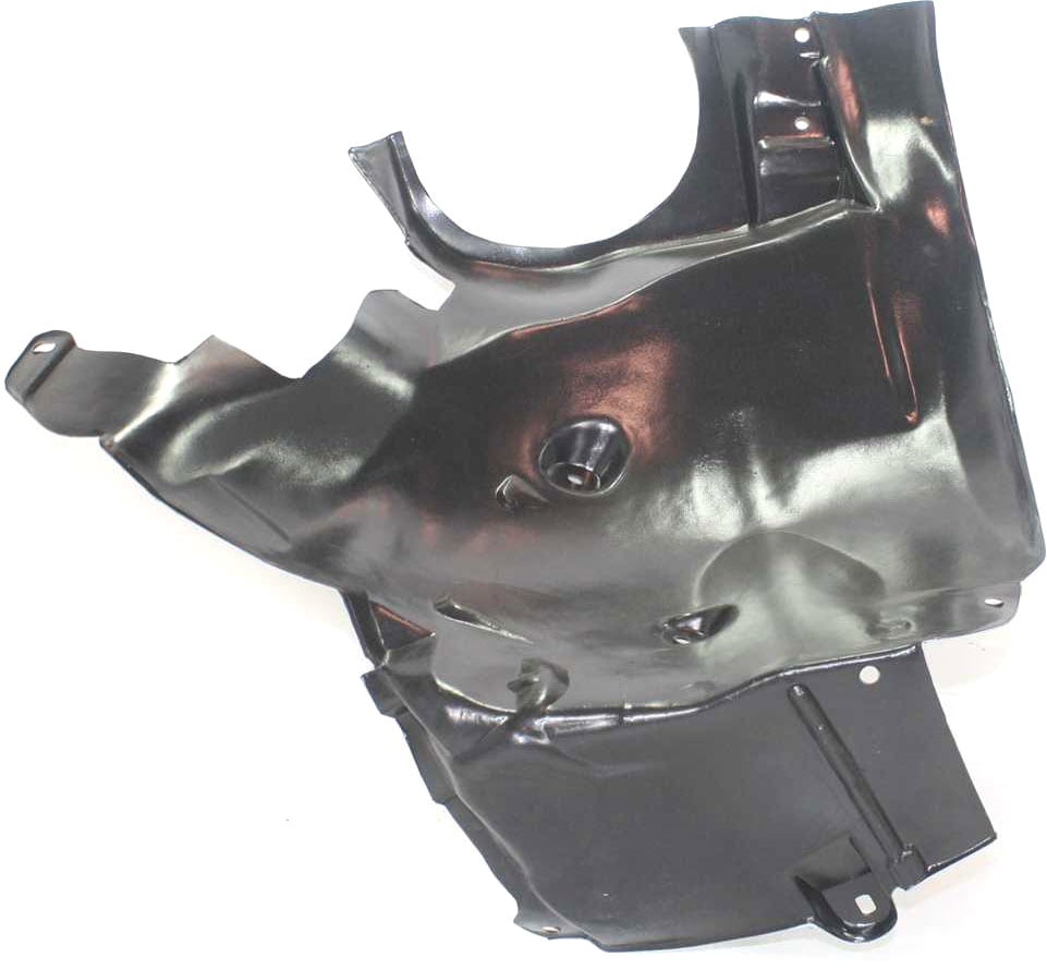 Front Fender Liner for Mercedes-Benz C-Class 2001-2007, Left (Driver), Rear Section, Sedan/Wagon, Replacement