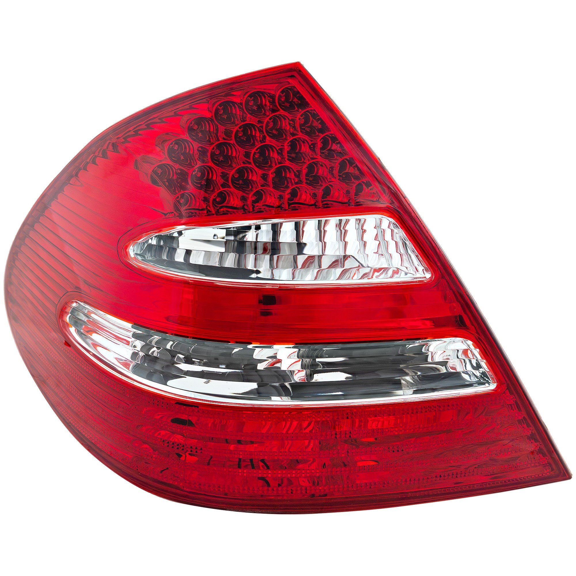 LED Tail Light for Mercedes-Benz E-CLASS Sedan 2003-2006, Left (Driver), with Lens and Housing, Appearance Package, Replacement