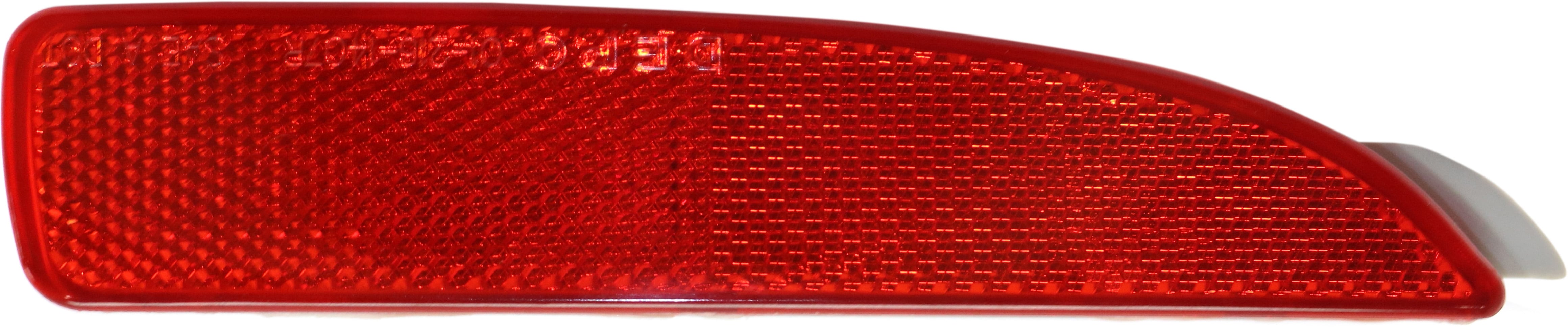 Rear Bumper Reflector Light for Mazda 3 (2004-2018), Mazda 5 (2006-2017), Mazda 6 (2014-2017), Mazda 3 HB (2017-2018), Sdn Right (Passenger), Replacement