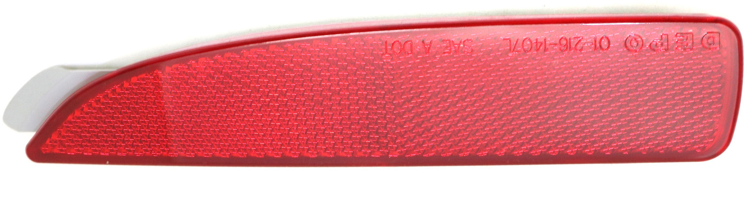 Rear Bumper Reflector Light for Mazda 3 (2004-2018), Mazda 5 (2006-2017), Mazda 6 (2014-2017), Left (Driver) Side, Sedan & Hatchback, Replacement