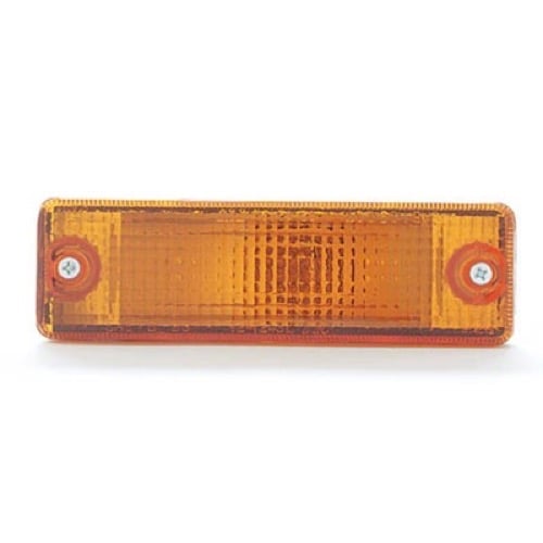 Front Left (Driver) Turn Signal Light Assembly for 1983 - 1993 Ford Festiva, Replacement Lens Cover,  E8BZ13368A