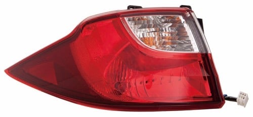 Tail Light Assembly for Mazda 5 2012-2017, Left (Driver), Outer, CAPA-Certified, Replacement