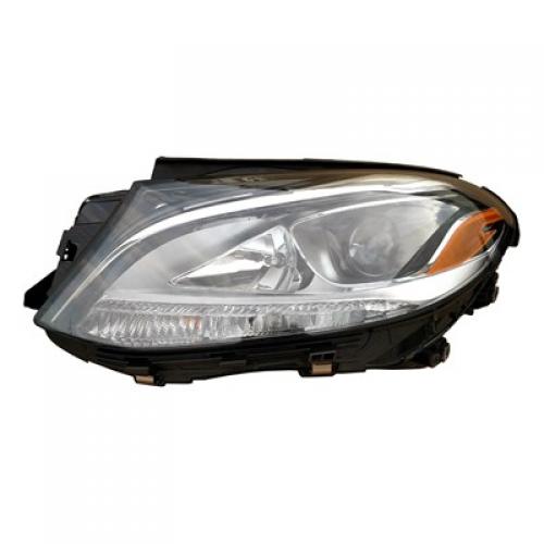 Left (Driver) Headlight Lens/Housing Assembly for 2016 - 2019 Mercedes Benz GLE63 AMG, Without LED,  1668202159, Replacement W166 Series
