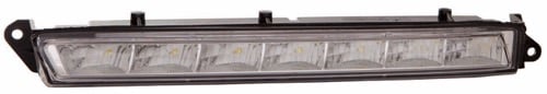 Left (Driver) LED Driving Light for 2007 - 2016 Mercedes-Benz GL350 (164.825 Body Code),  1649060351, X164, Replacement