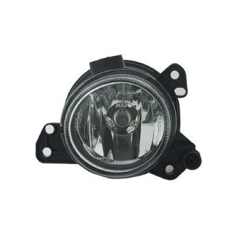 Left (Driver) Fog Light Assembly for 2010-2016 Mercedes-Benz E550, Replacement Housing / Lens / Cover, Compatible with Coupe, Sedan, Convertible Body Types W212, Without Light Package;  2128200956, Replacement