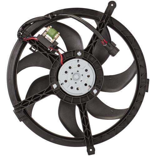 Radiator Fan/Motor Assembly for 2011-2016 Mini Cooper Paceman, R61  17427535100, Replacement