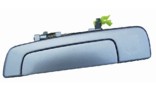 Passenger Rear Door Handle Outer for 1999 - 2003 Mitsubishi Galant, Exterior, Right Side Replacement, White - Paint to Match;  MR631873, Replacement