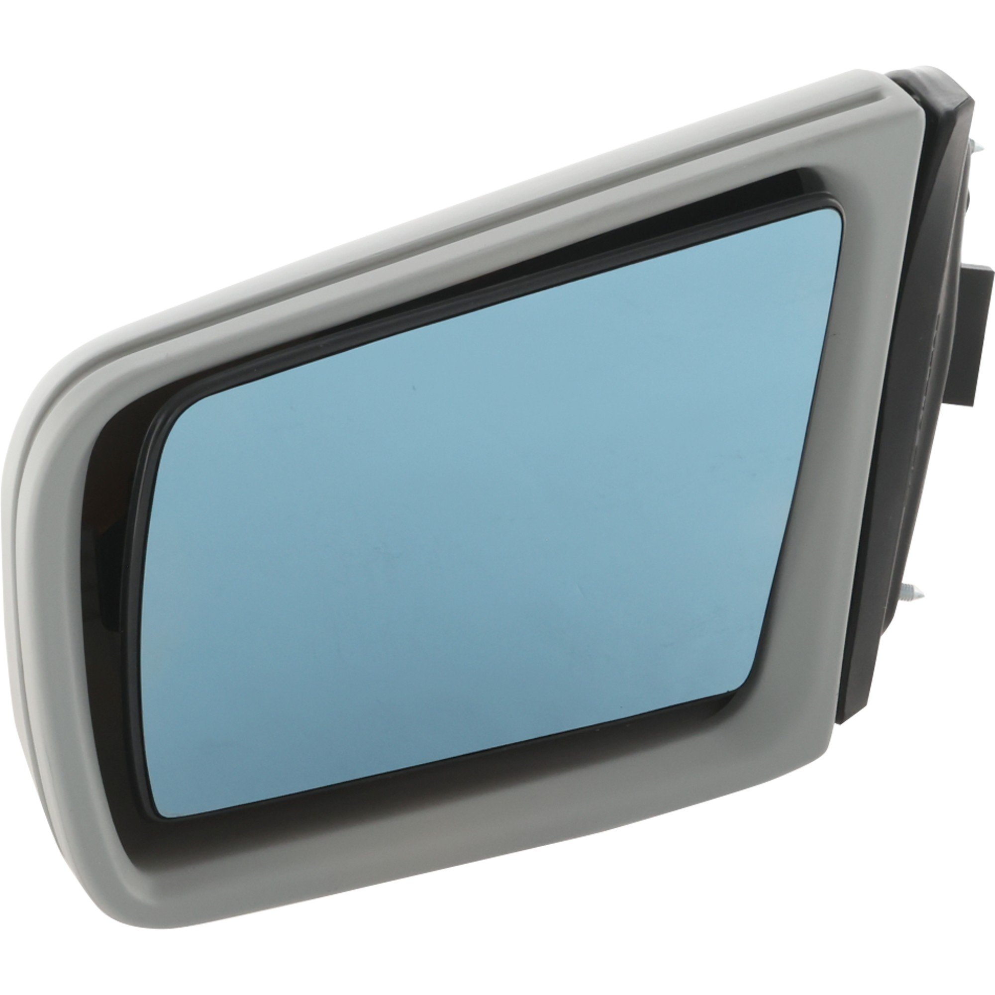 Power Mirror for Mercedes-Benz E-CLASS 1997-1999, Left (Driver), Manual Folding, Heated, Paintable, with Memory, without Auto Dimming, Blind Spot Detection, Signal Light, Replacement