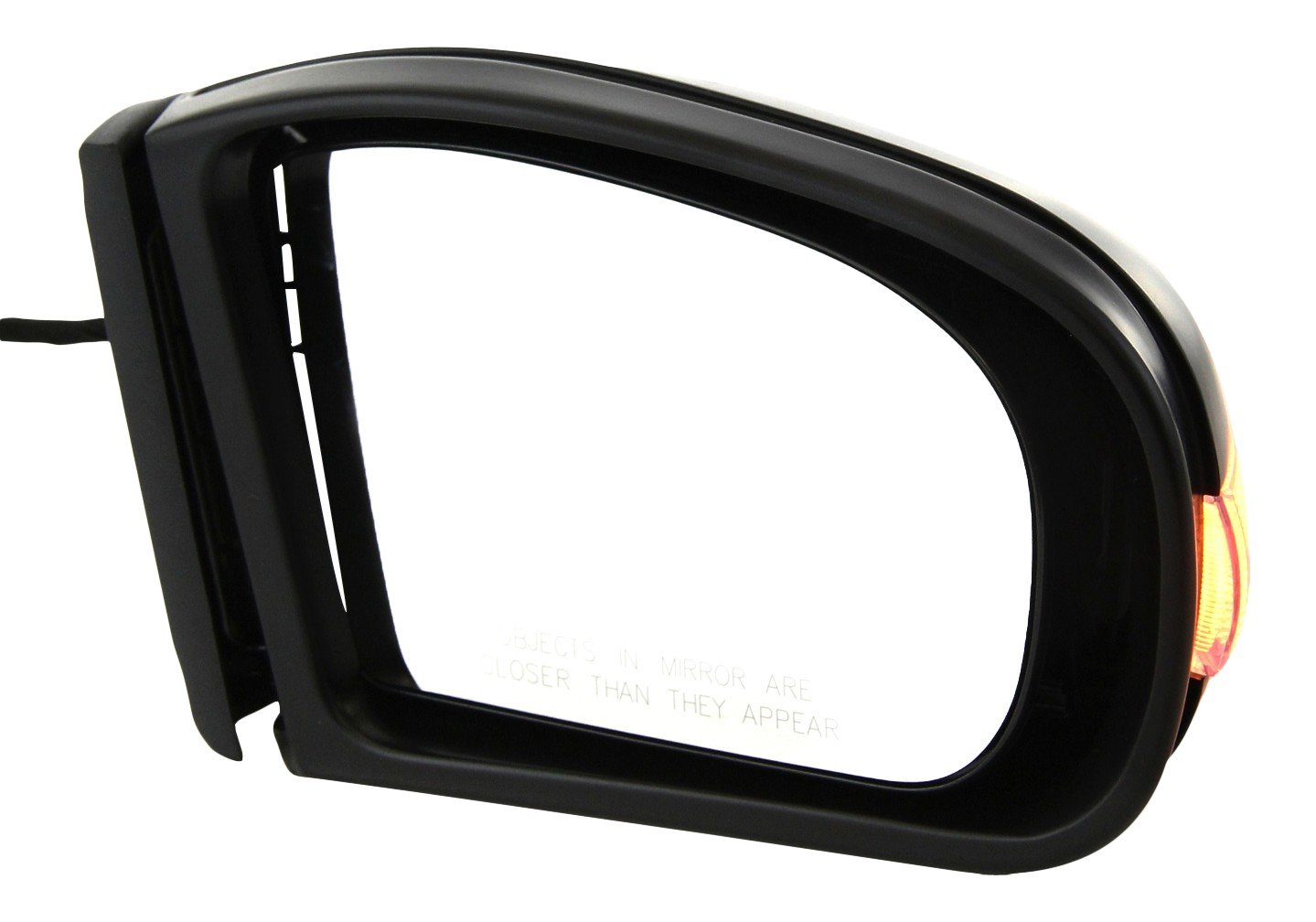 Power Mirror for Mercedes-Benz C-Class 2001-2007 Right (Passenger), Manual Folding, Heated, Paintable, with In-housing Signal Light, without Auto Dimming, Blind Spot Detection, and Memory, Replacement
