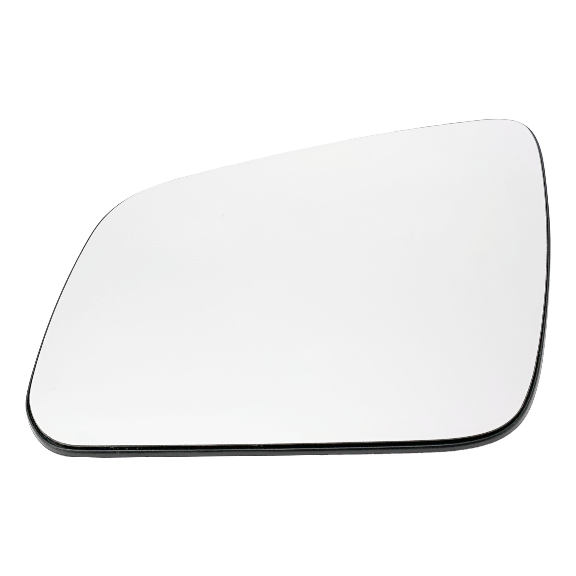 Heated Mirror Glass for Mercedes-Benz C-Class 2008-2011, Left (Driver), with Backing Plate, without Auto Dimming, Replacement